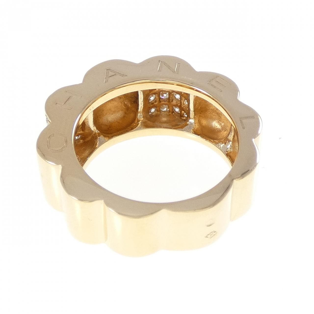 シャネル プロフィール ドゥ カメリア ラージ リング