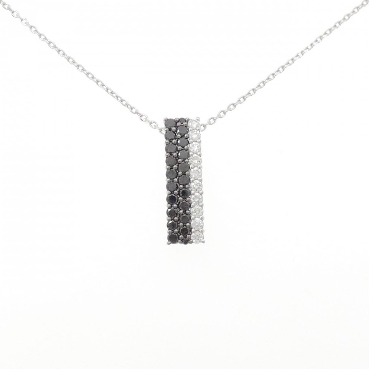 K18WG ダイヤモンド ネックレス 0.70CT