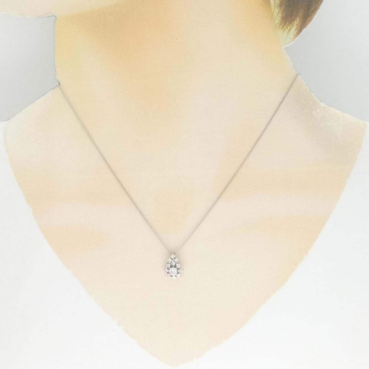 PT/PT850 ダイヤモンド ネックレス 0.32CT