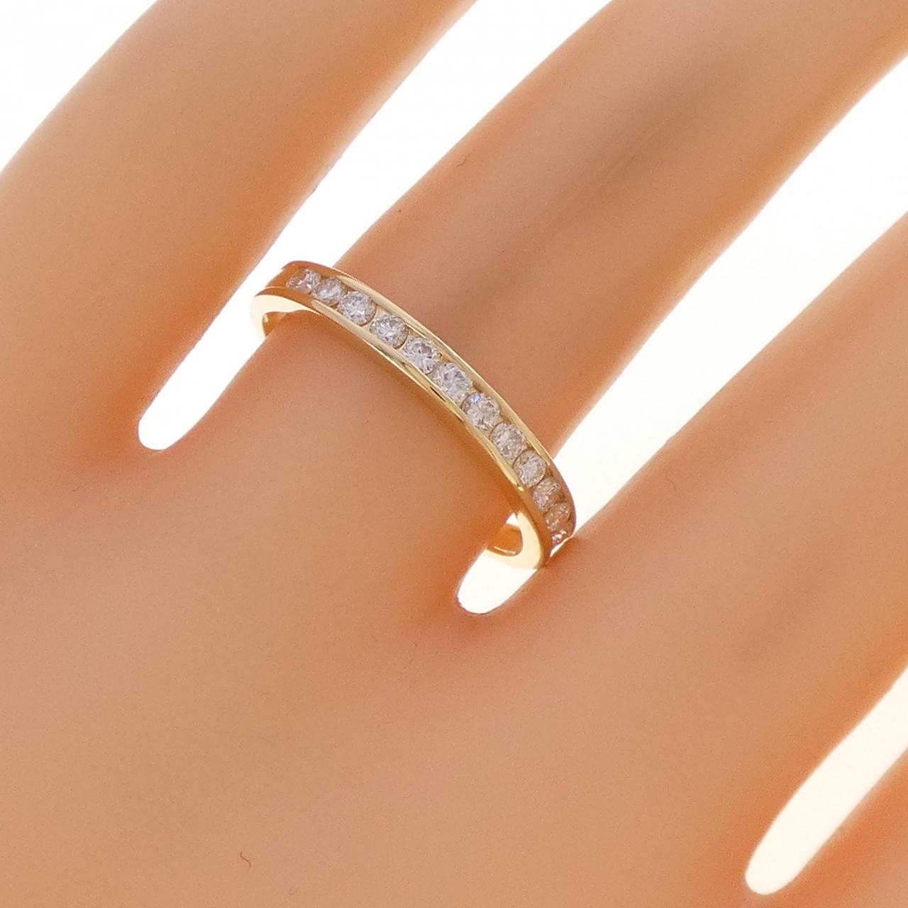 【リメイク】K18YG ダイヤモンド リング 0.30CT