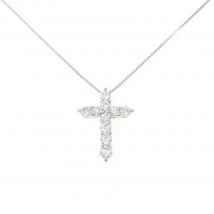PT900/PT850 クロス ダイヤモンド ネックレス 0.50CT