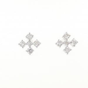 18KWG/K18WG ダイヤモンド ピアス 0.50CT