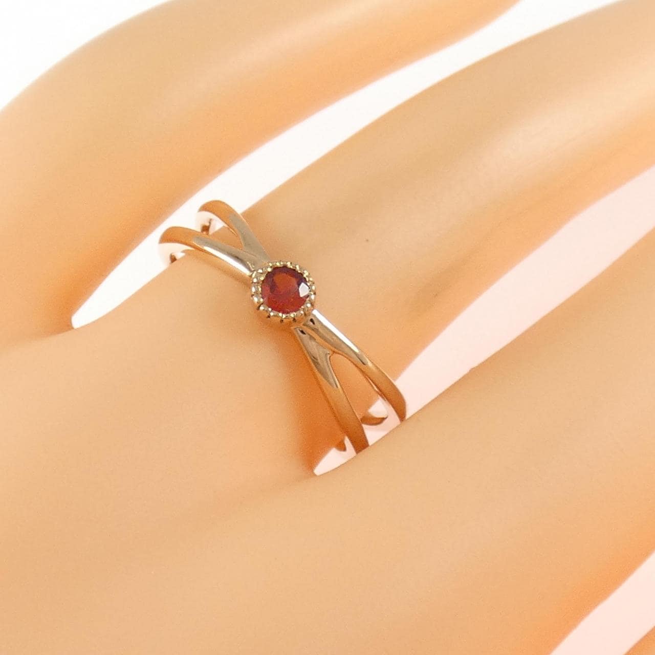 K18PG サファイヤ リング