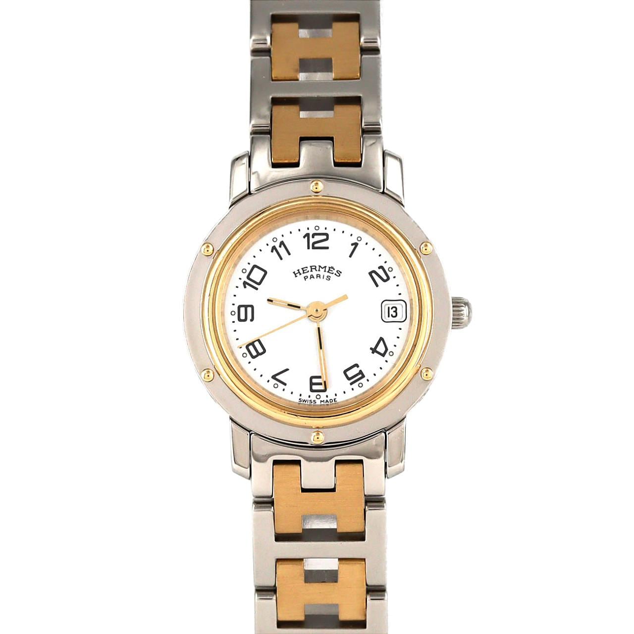 エルメス クリッパー コンビ CL4.220 SSxGP クォーツ