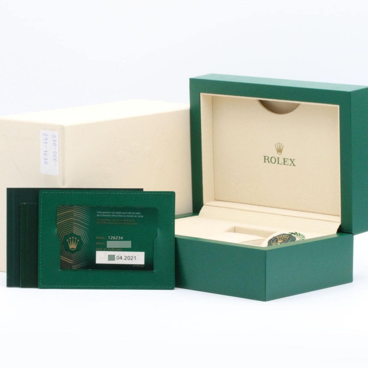 ロレックス デイトジャスト 126234 SSxWG 自動巻 ランダム番