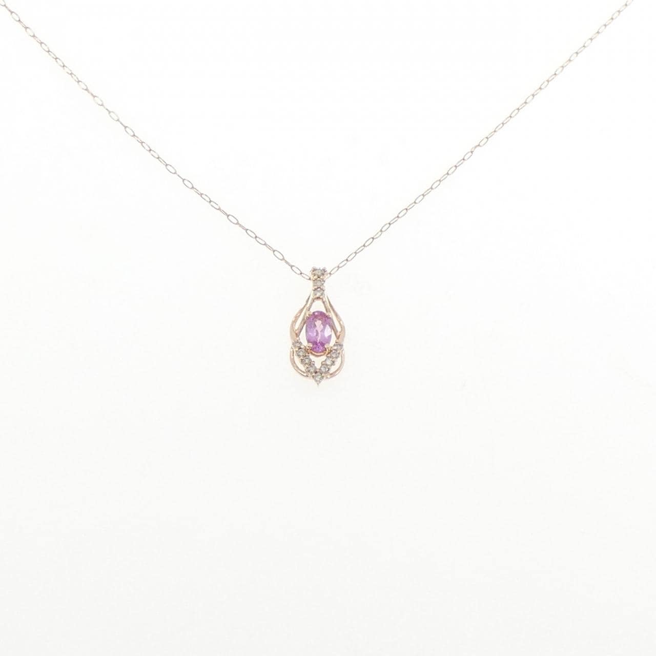 K10PG サファイヤ ネックレス