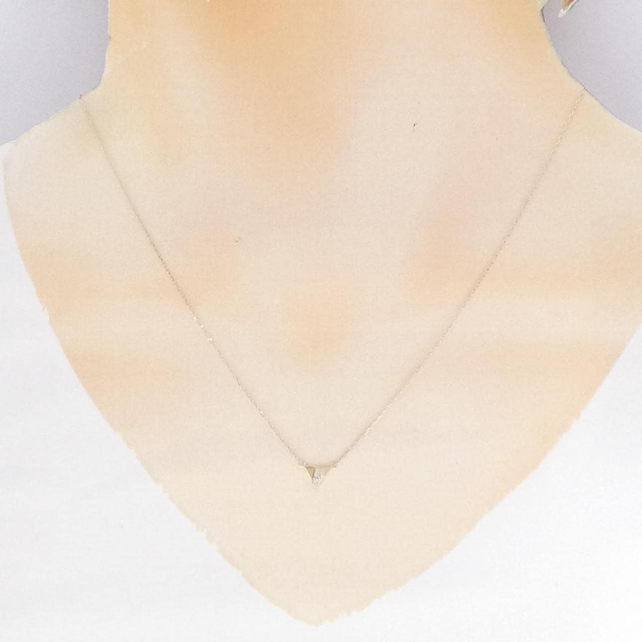 K10YG ダイヤモンド ネックレス 0.01CT