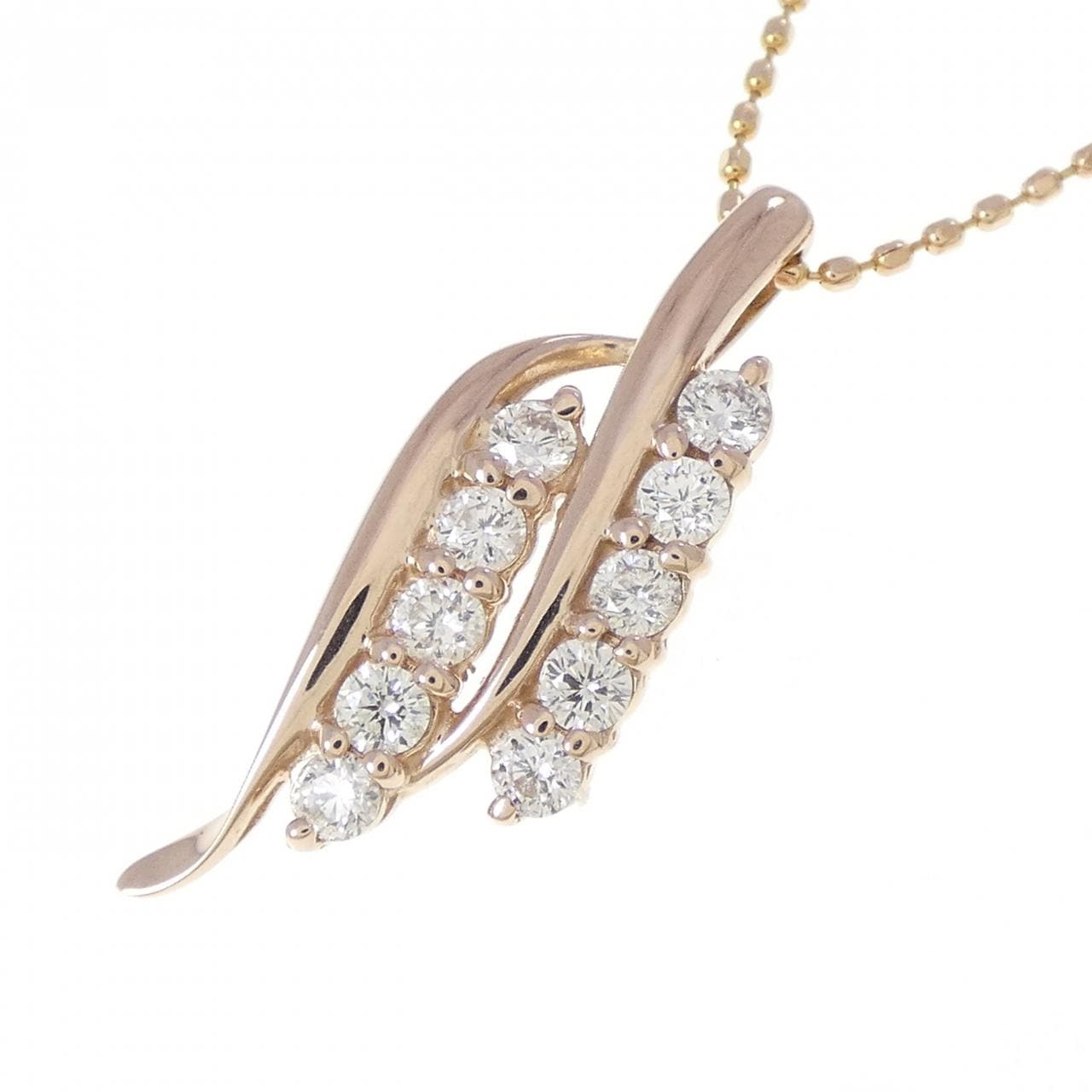 K18PG ダイヤモンド ネックレス 0.31CT