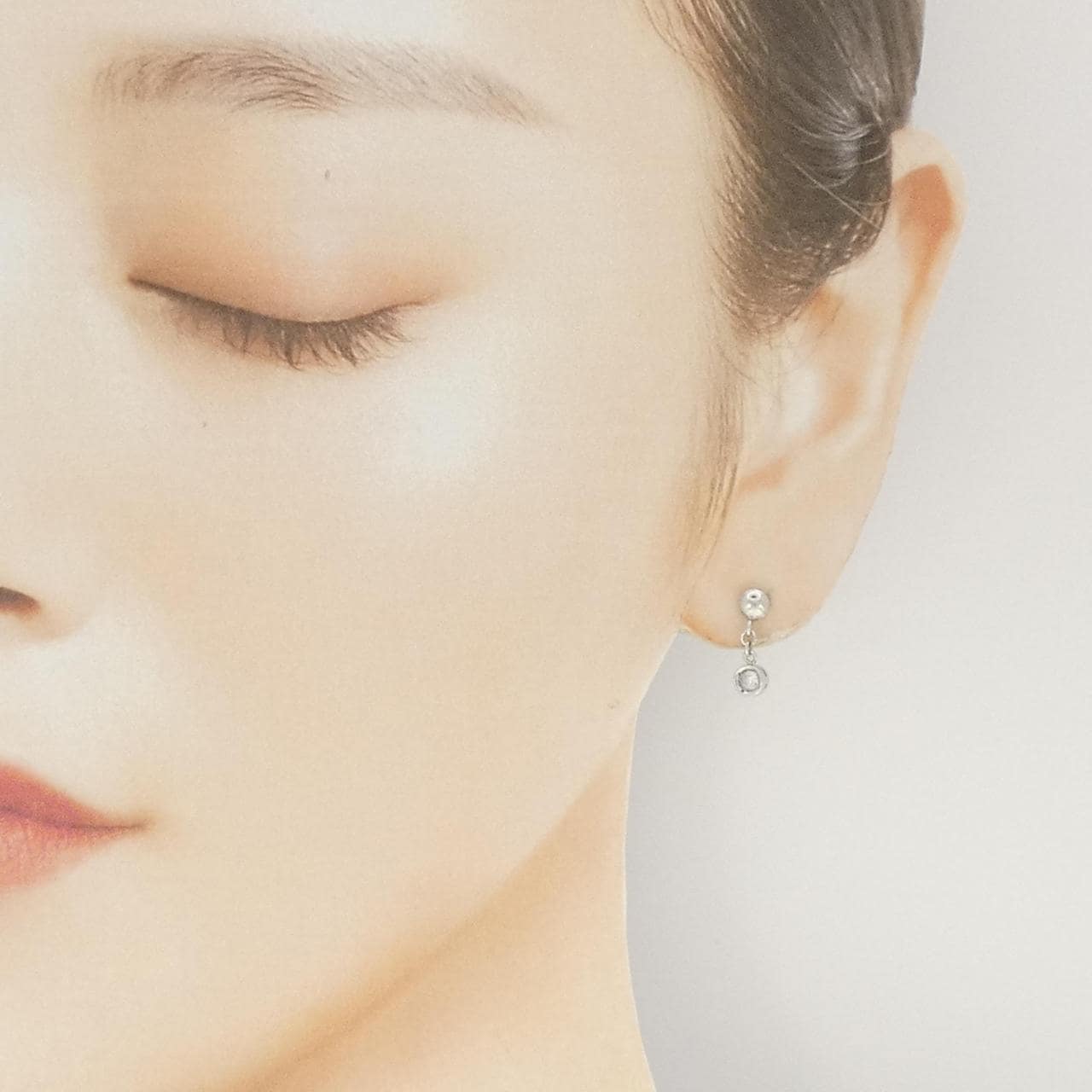 PT850/PT900 ダイヤモンド ピアス 0.14CT