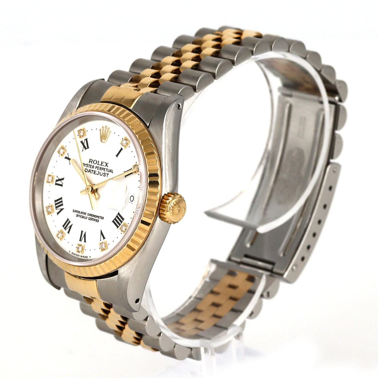 ロレックス デイトジャスト 16233G SSxYG 自動巻 S番