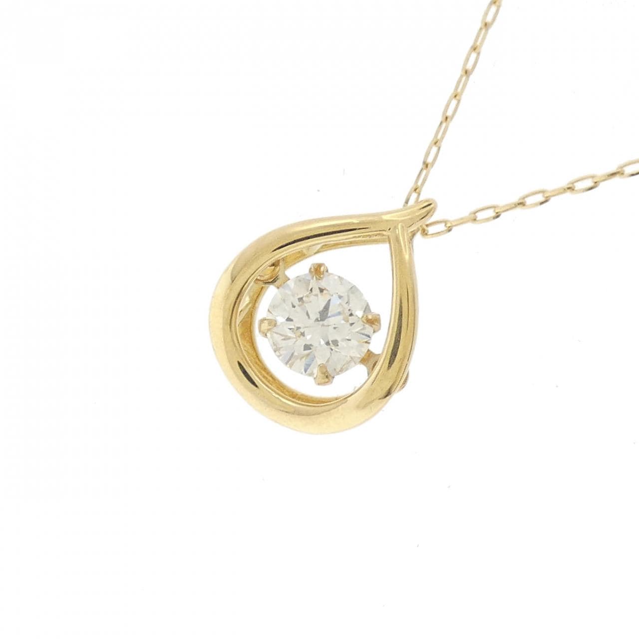 【新品】K18YG ダイヤモンド ネックレス 0.30CT