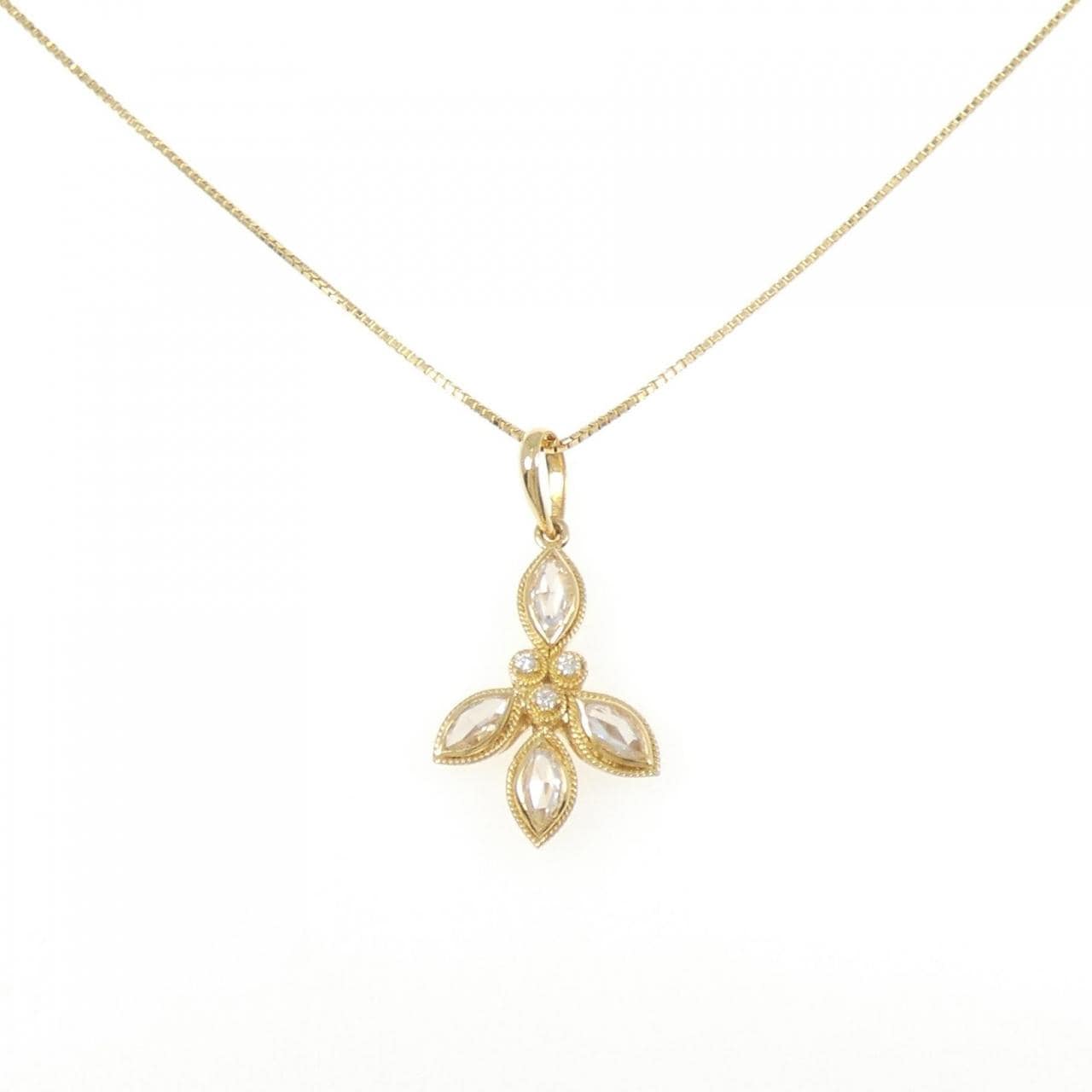 K18YG ダイヤモンド ネックレス 0.80CT