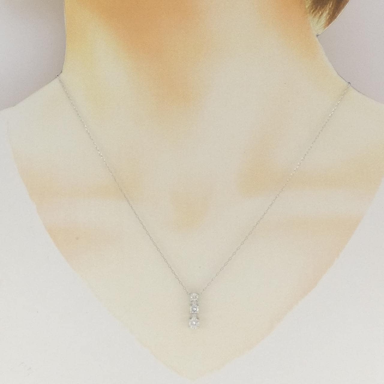 PT900/PT850 ダイヤモンド ネックレス 0.502CT