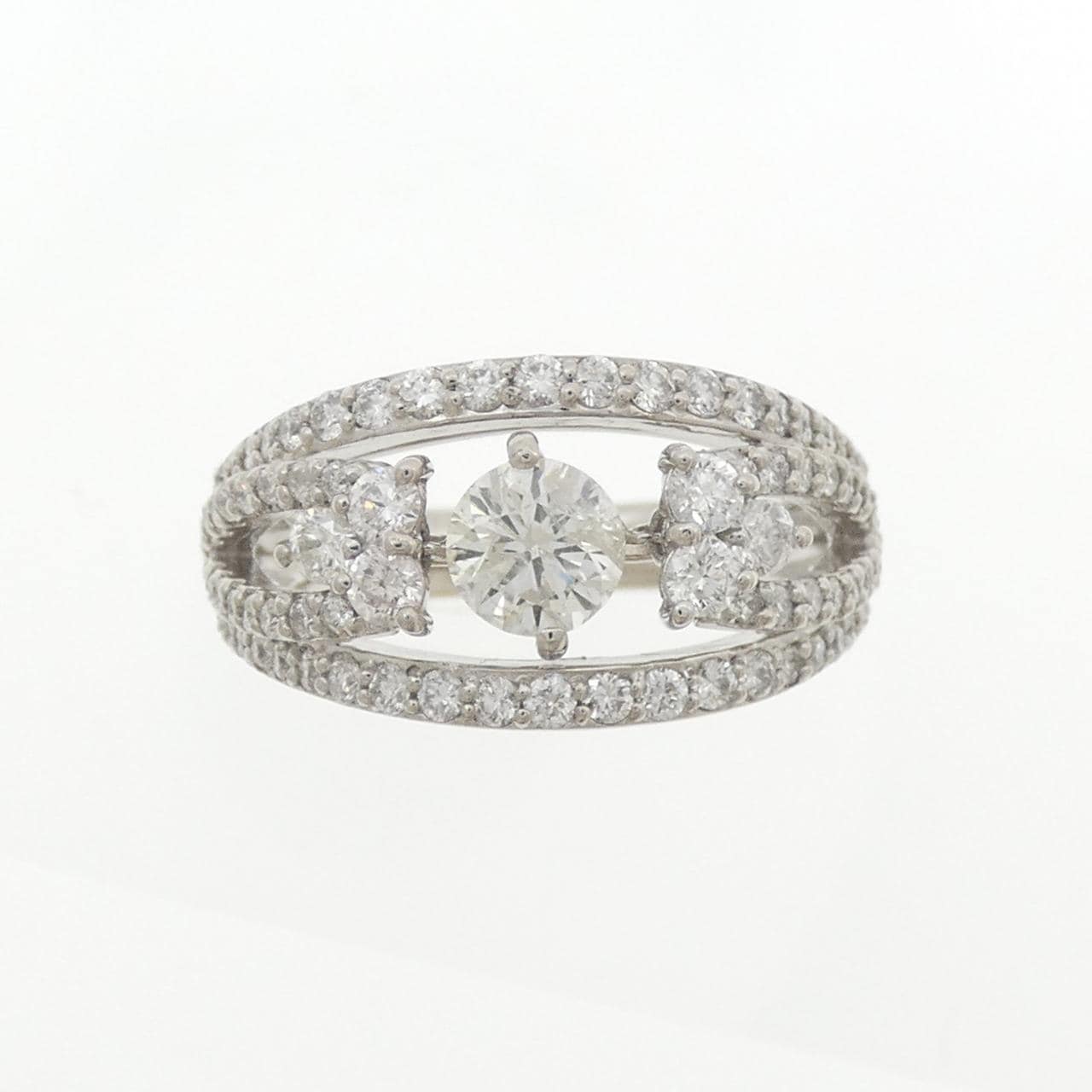 PT900 ダイヤモンド リング 1.57CT