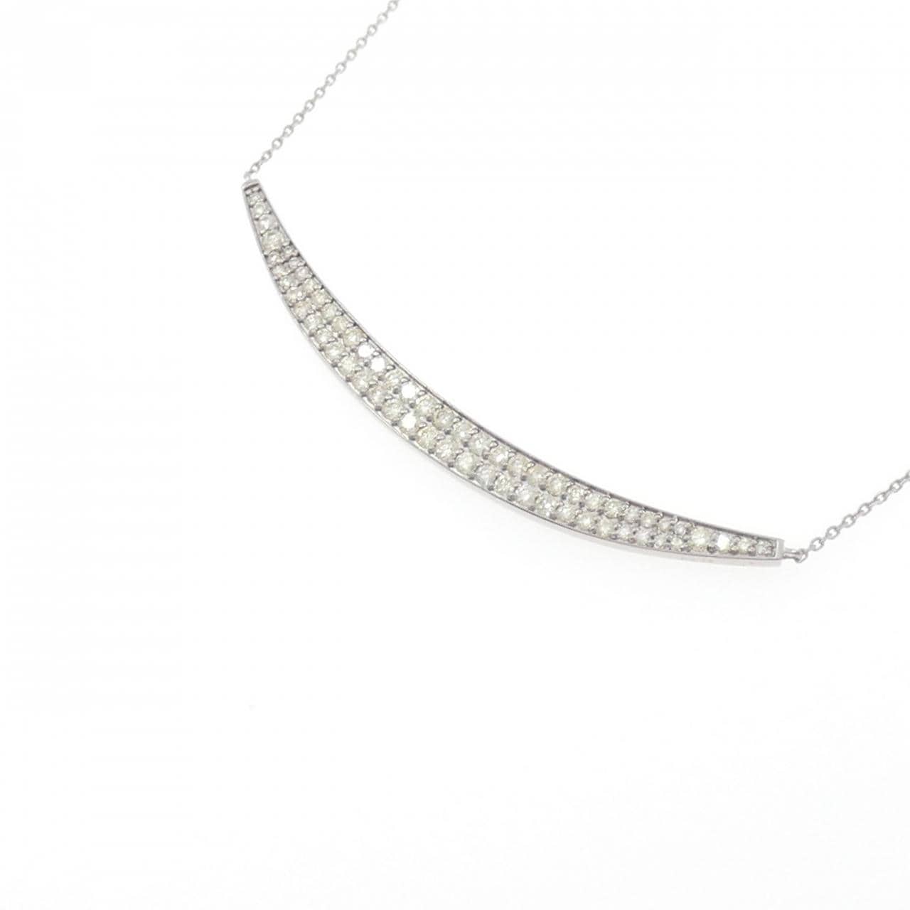 K18WG ダイヤモンド ネックレス 0.70CT