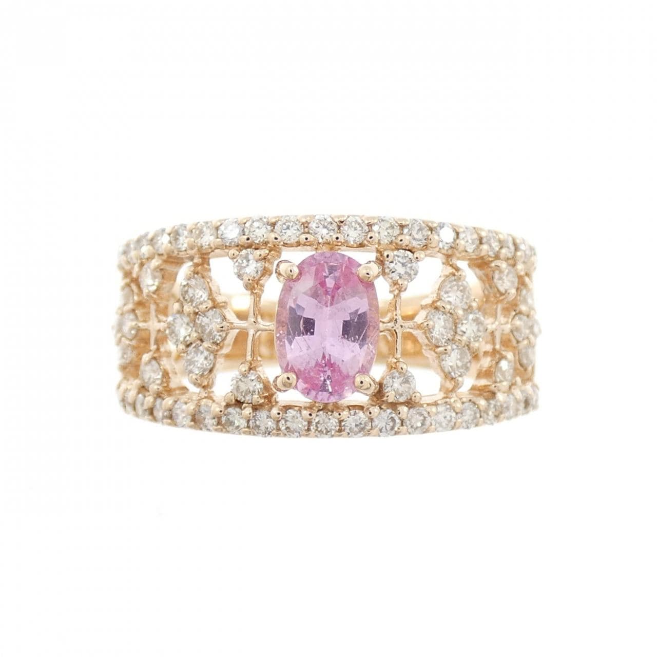 K18PG ルビー リング 0.547CT