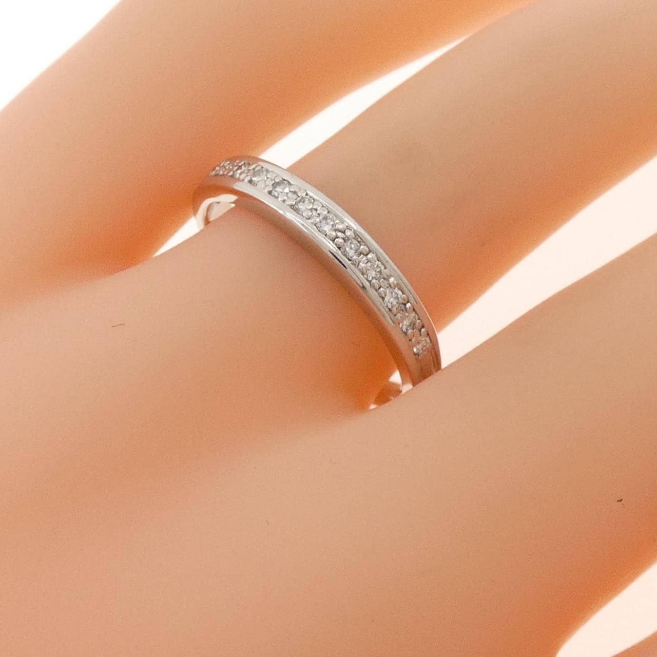 K18WG ダイヤモンド リング 0.10CT