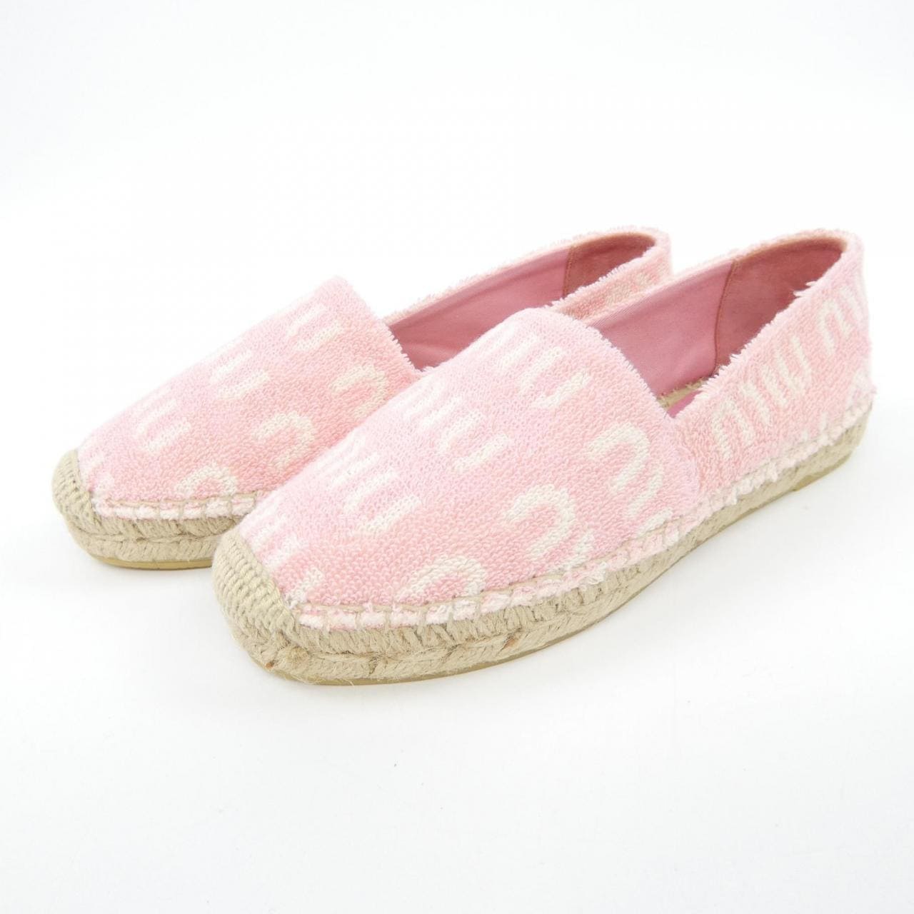 ミュウミュウ MIU MIU ESPADRILLAS SPUGNA LOGO 5S746D シューズ