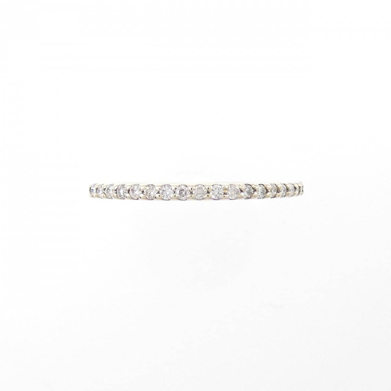 K10YG Half Eternity Diamond Ring 0.10CT