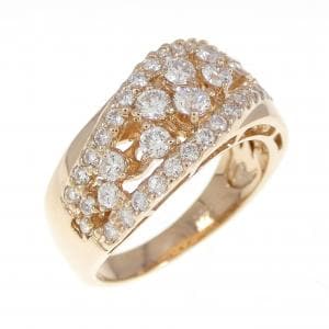 K18PG ダイヤモンド リング 1.00CT