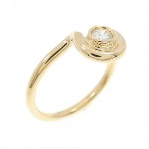 K18YG ダイヤモンド リング 0.10CT