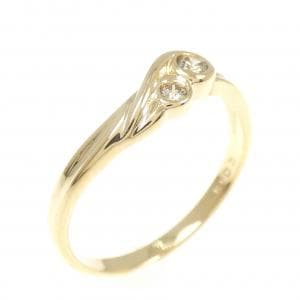 K18YG ダイヤモンド リング 0.09CT