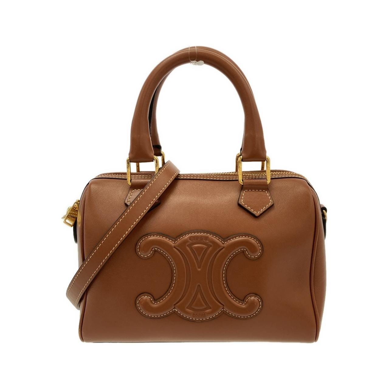 セリーヌ スモール ボストン キュイル トリオンフ 113773DU3 ボストンバッグ