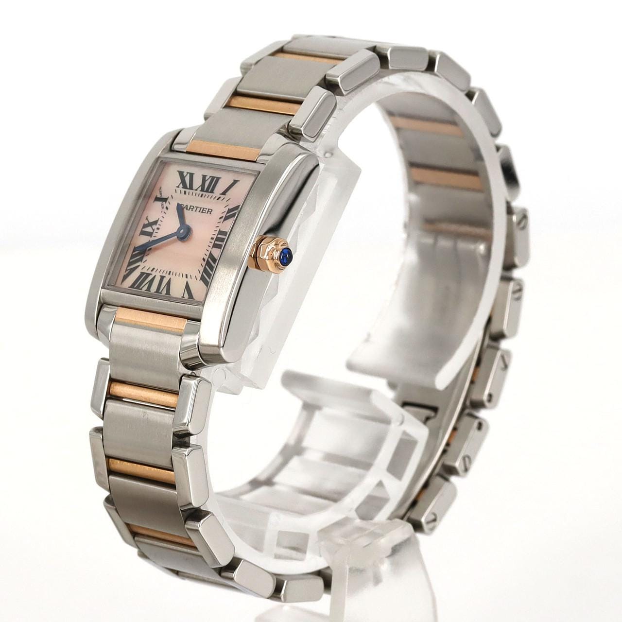 Cartier Tank Française SM PG Combi W51027Q4 SSxPG石英