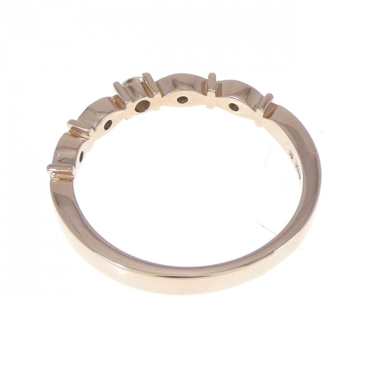 K18PG Diamond ring