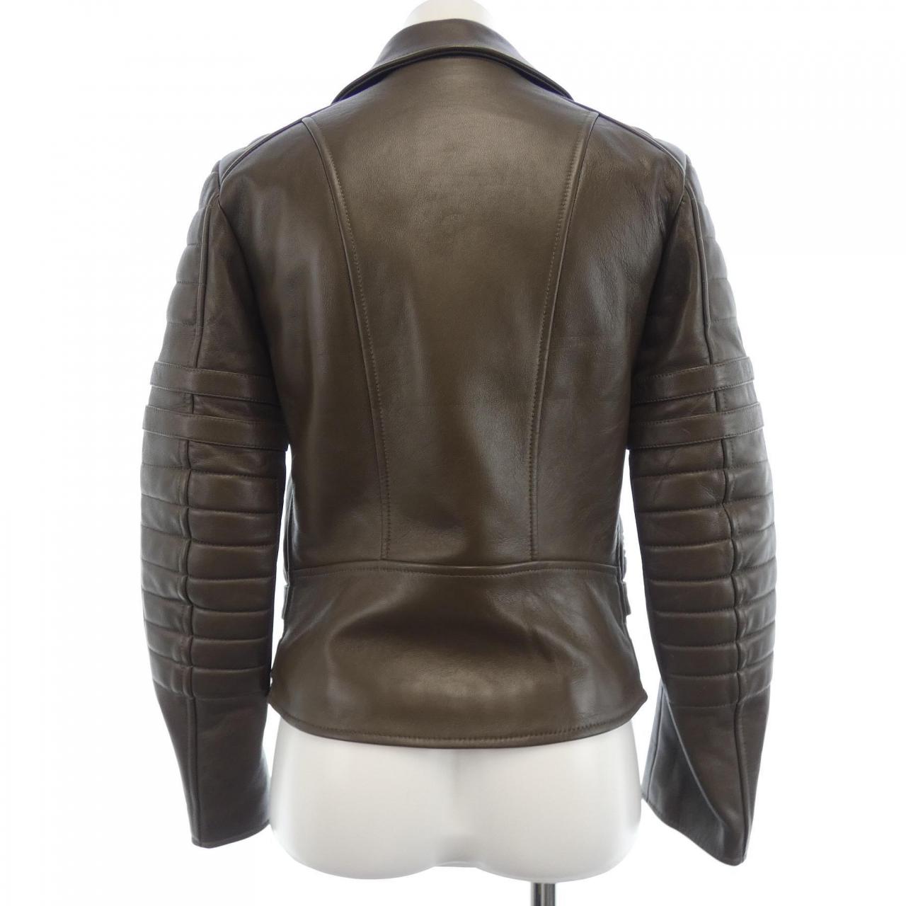 セリーヌ CELINE 2 5I90/4533 レザーライダースジャケット