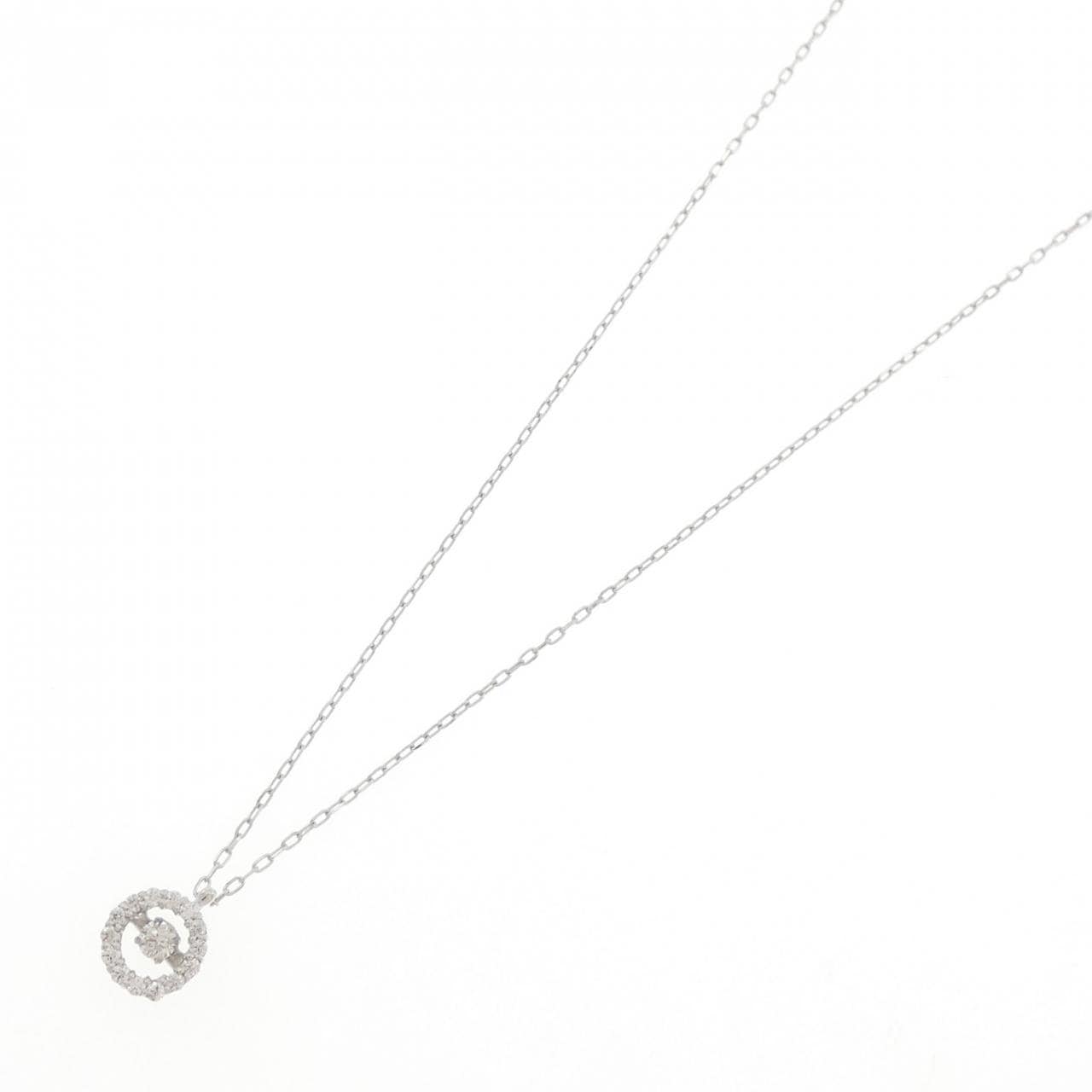 PT900/PT850 ダイヤモンド ネックレス 0.2CT