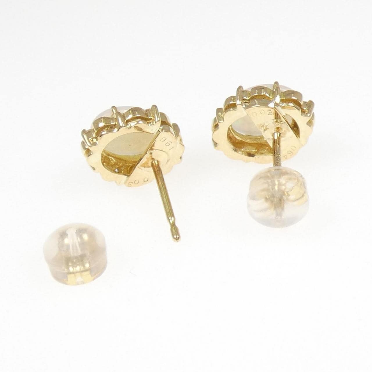 K18YG OPAL Earrings 1.25CT