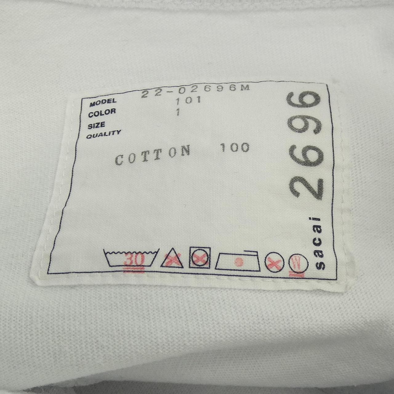 サカイ SACAI 22-02696M Tシャツ