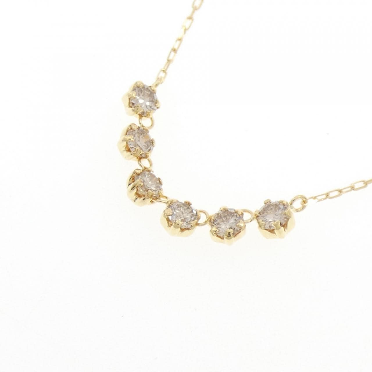 K18YG ダイヤモンド ネックレス 0.50CT