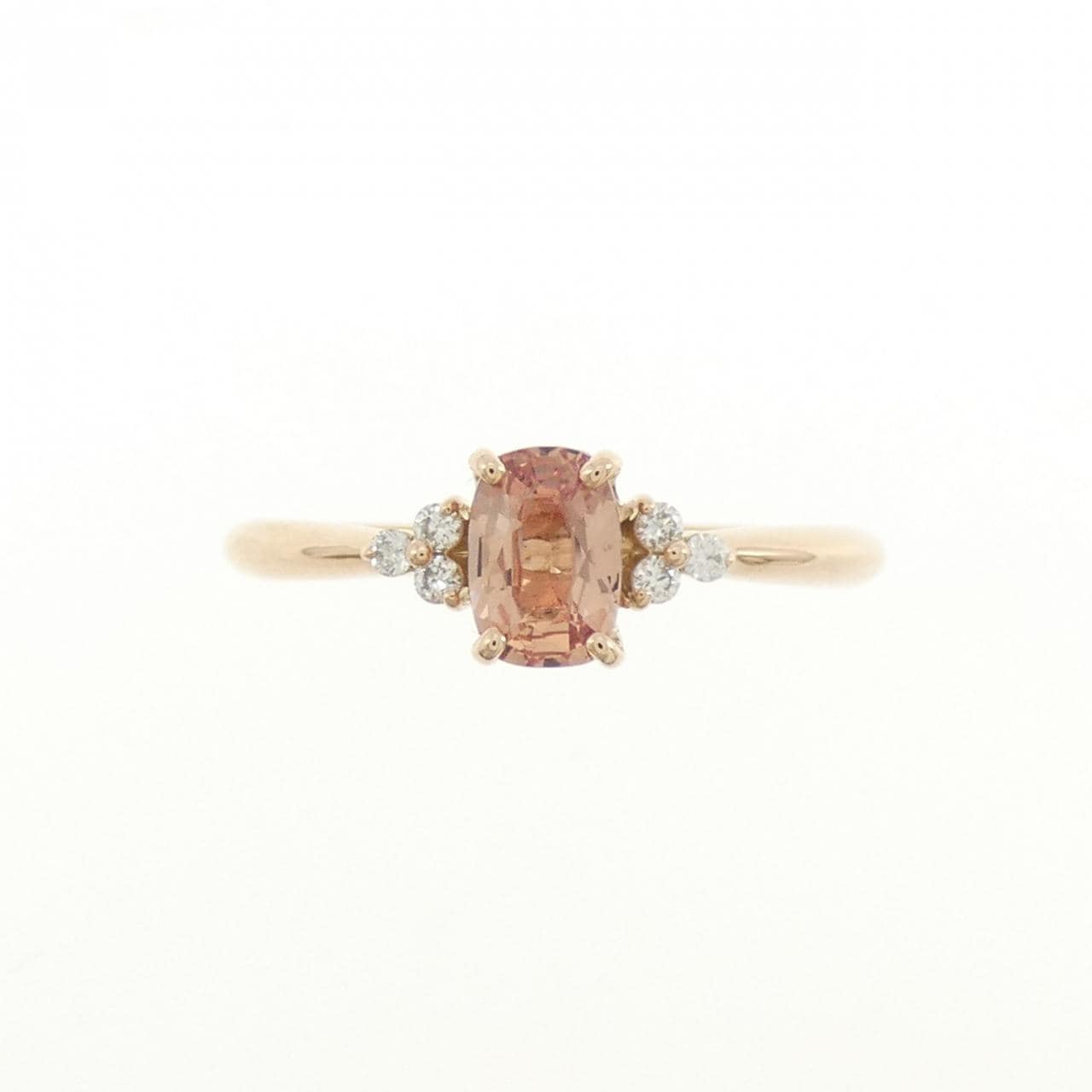 K18PG パパラチアサファイヤ リング 0.521CT