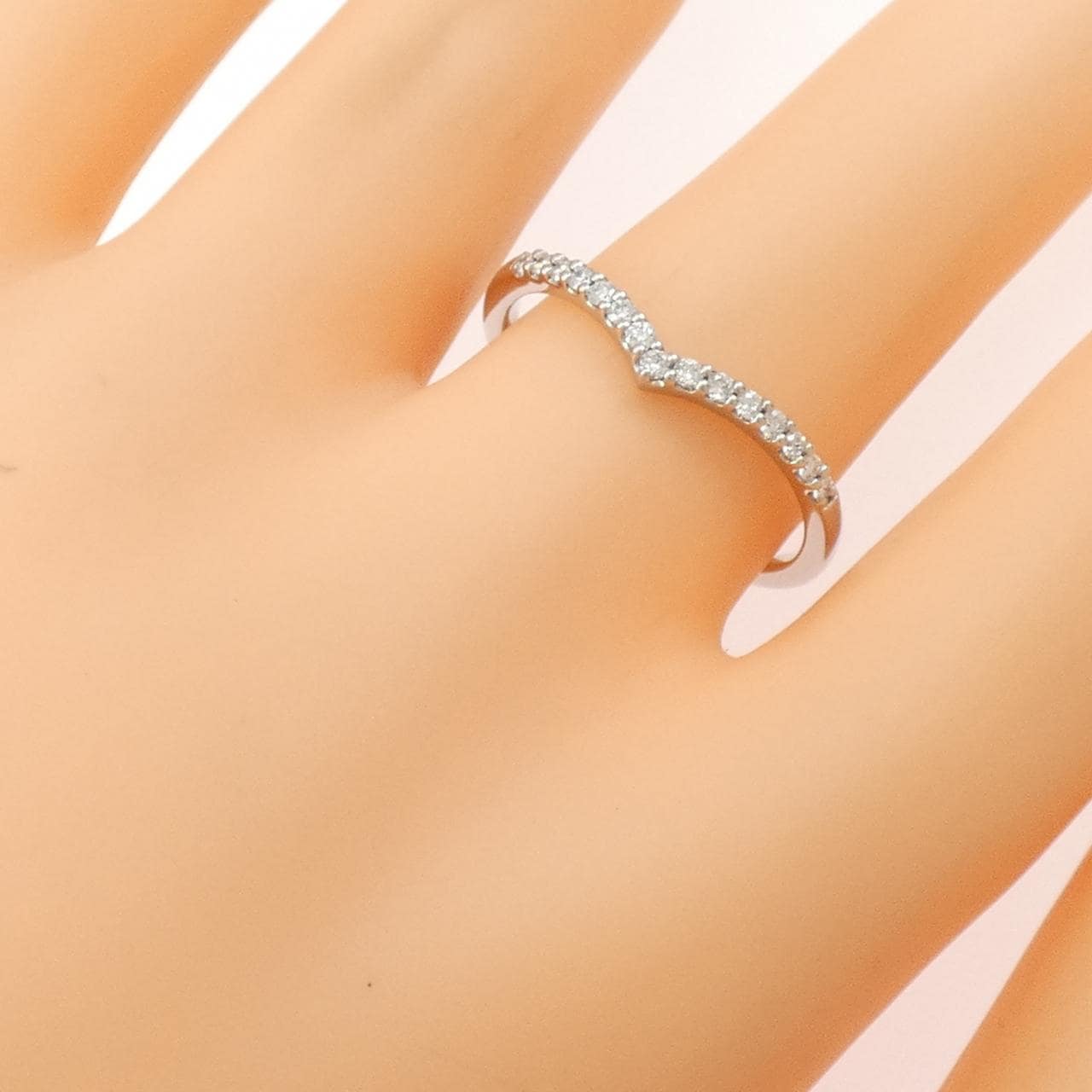 PT950 ダイヤモンド リング 0.16CT
