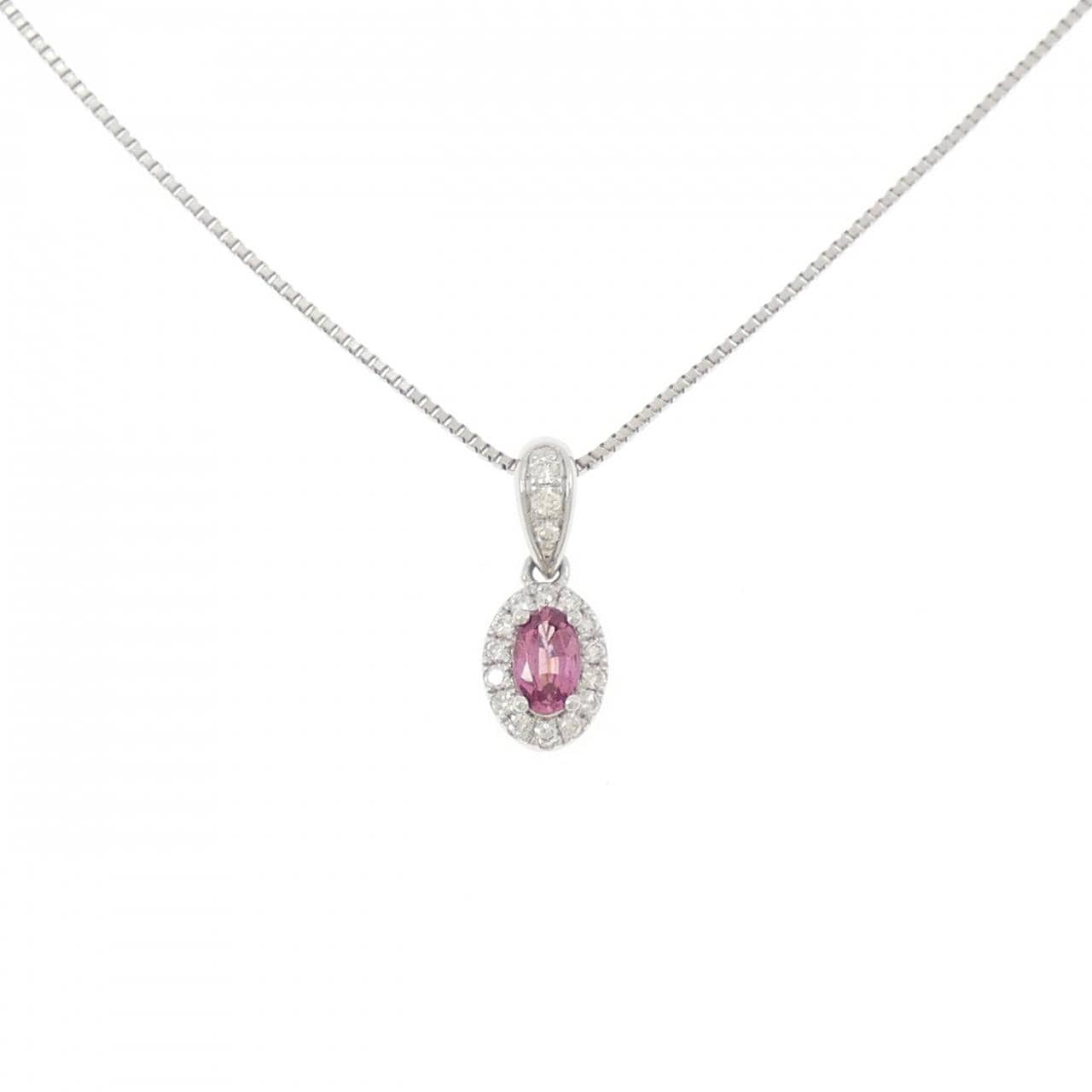 PT950/PT850尖晶石项链 0.28CT