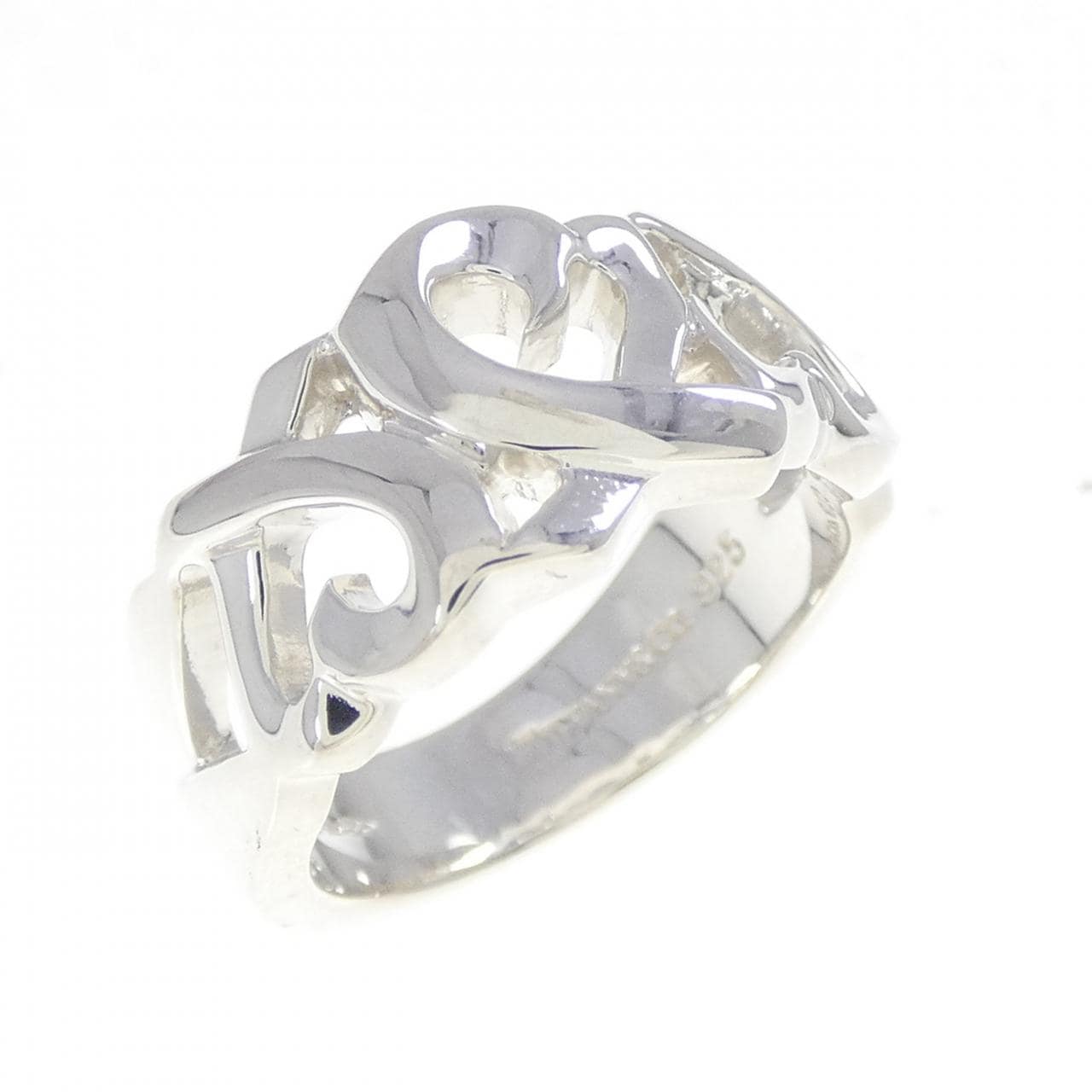 TIFFANY三重loving heart戒指