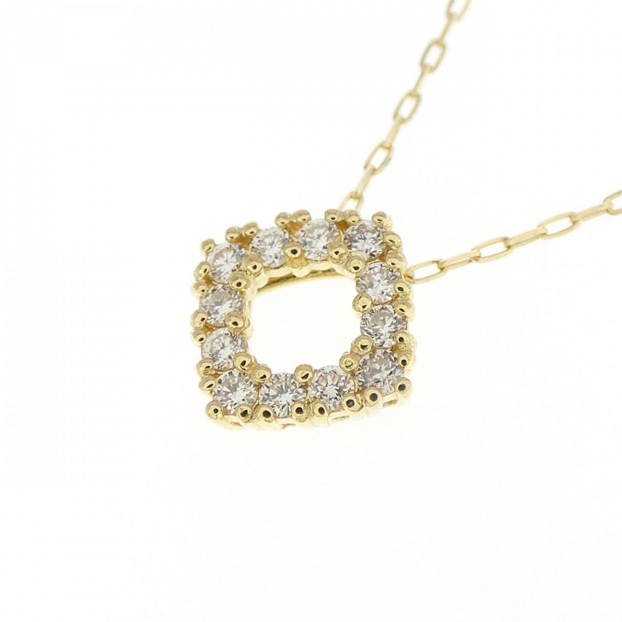 【新品】K18YG ダイヤモンド ネックレス 0.10CT