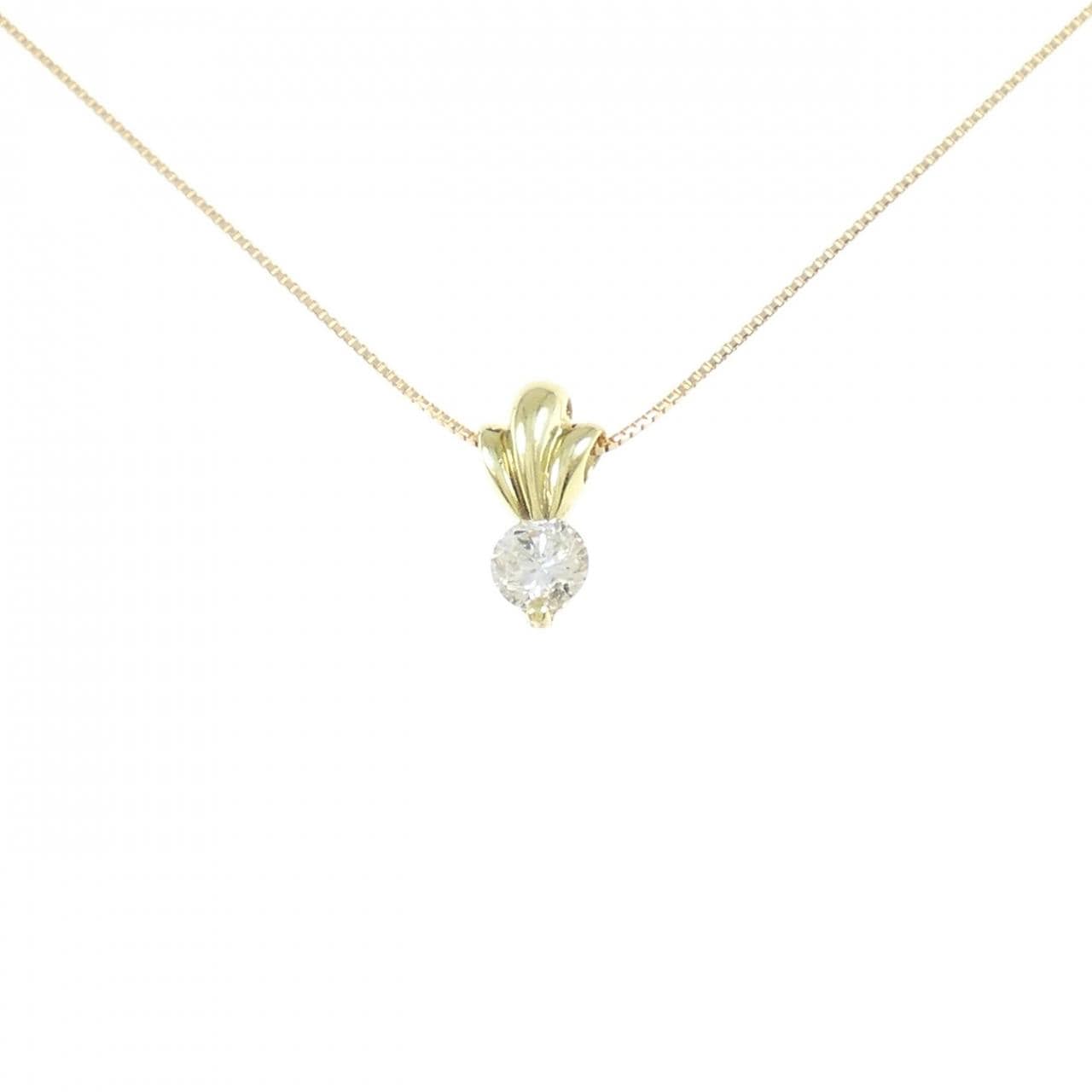 K18YG ダイヤモンド ネックレス 0.3CT