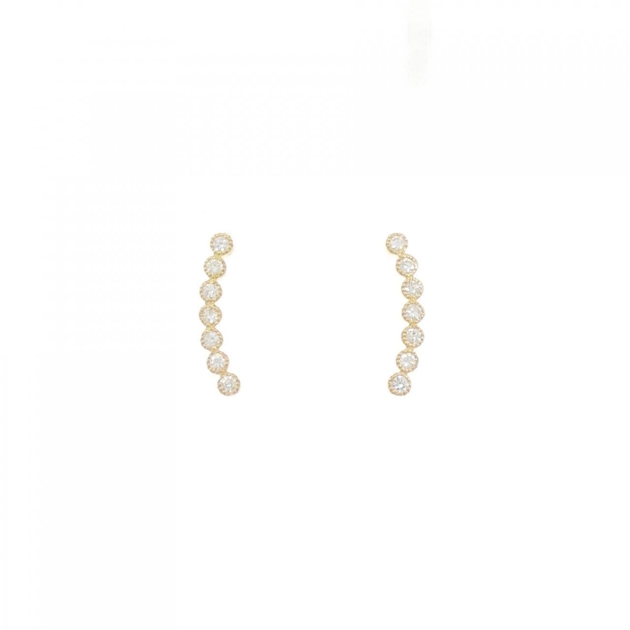 【リメイク】K18YG ダイヤモンド ピアス 0.20CT