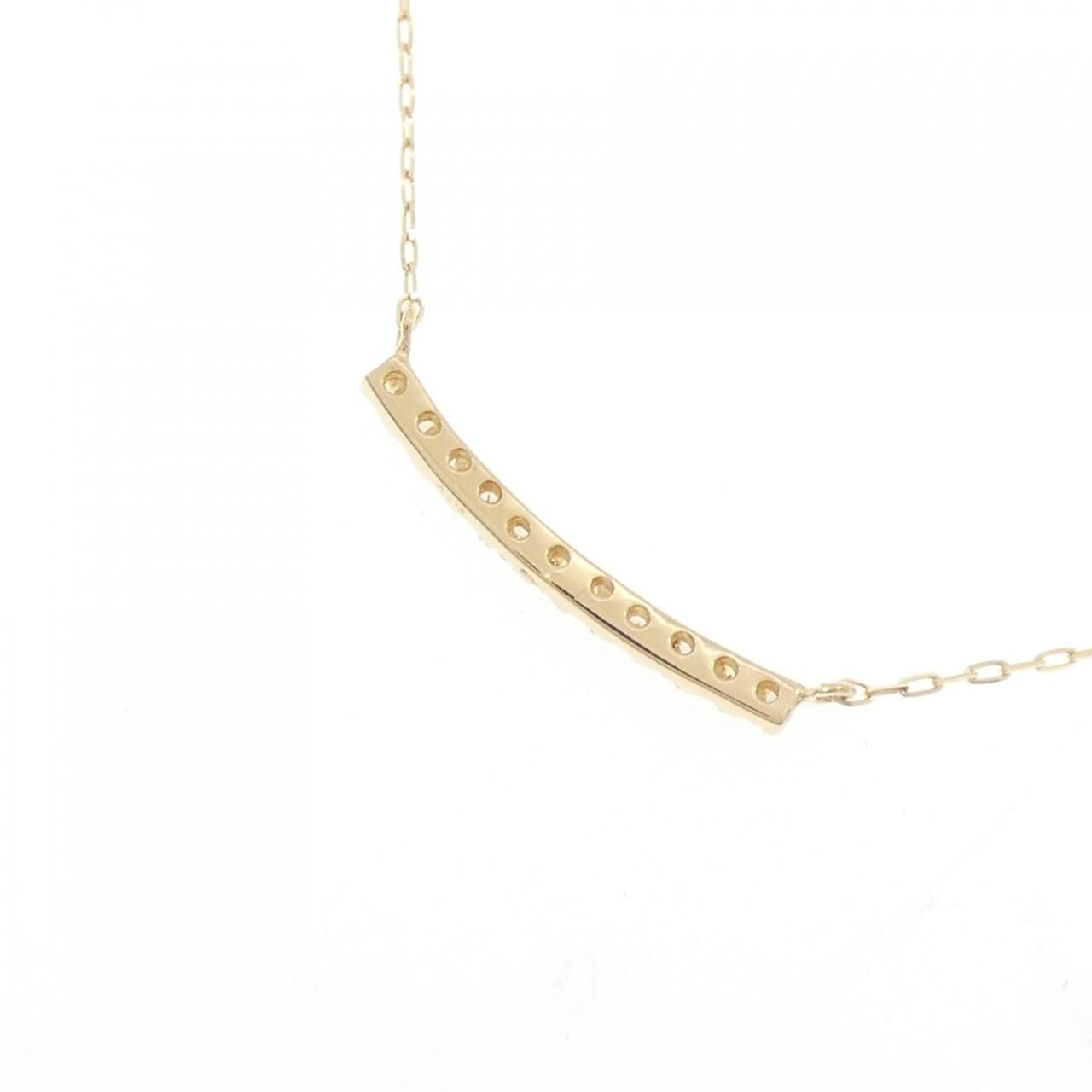 【リメイク】K18YG ダイヤモンド ネックレス 0.10CT
