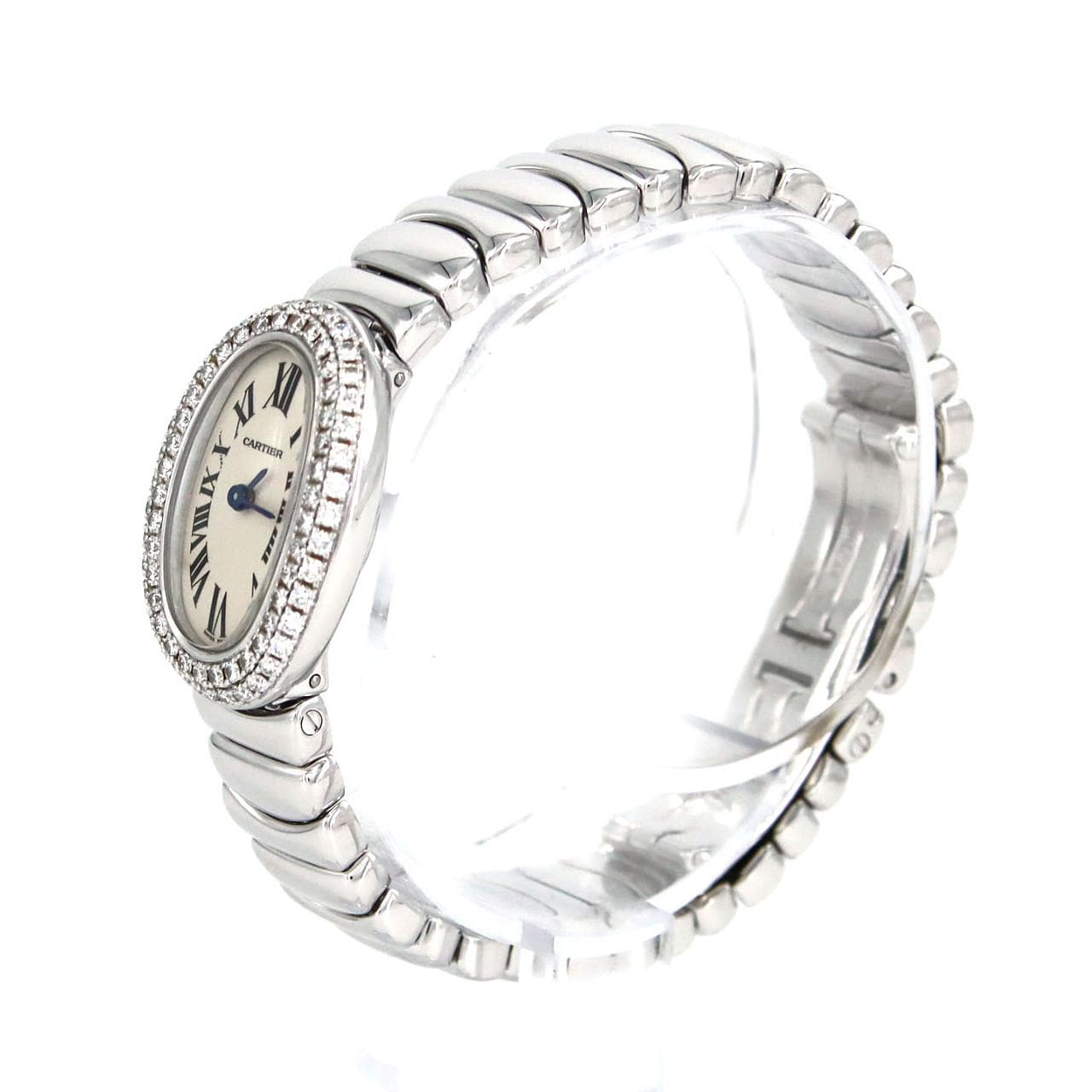 カルティエ ミニベニュワール WG/2D WB5095W2 WG クォーツ