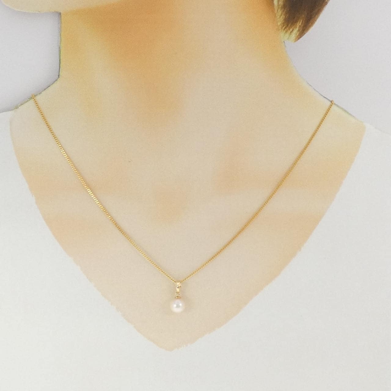 K18YG アコヤパール ネックレス 7.0mm