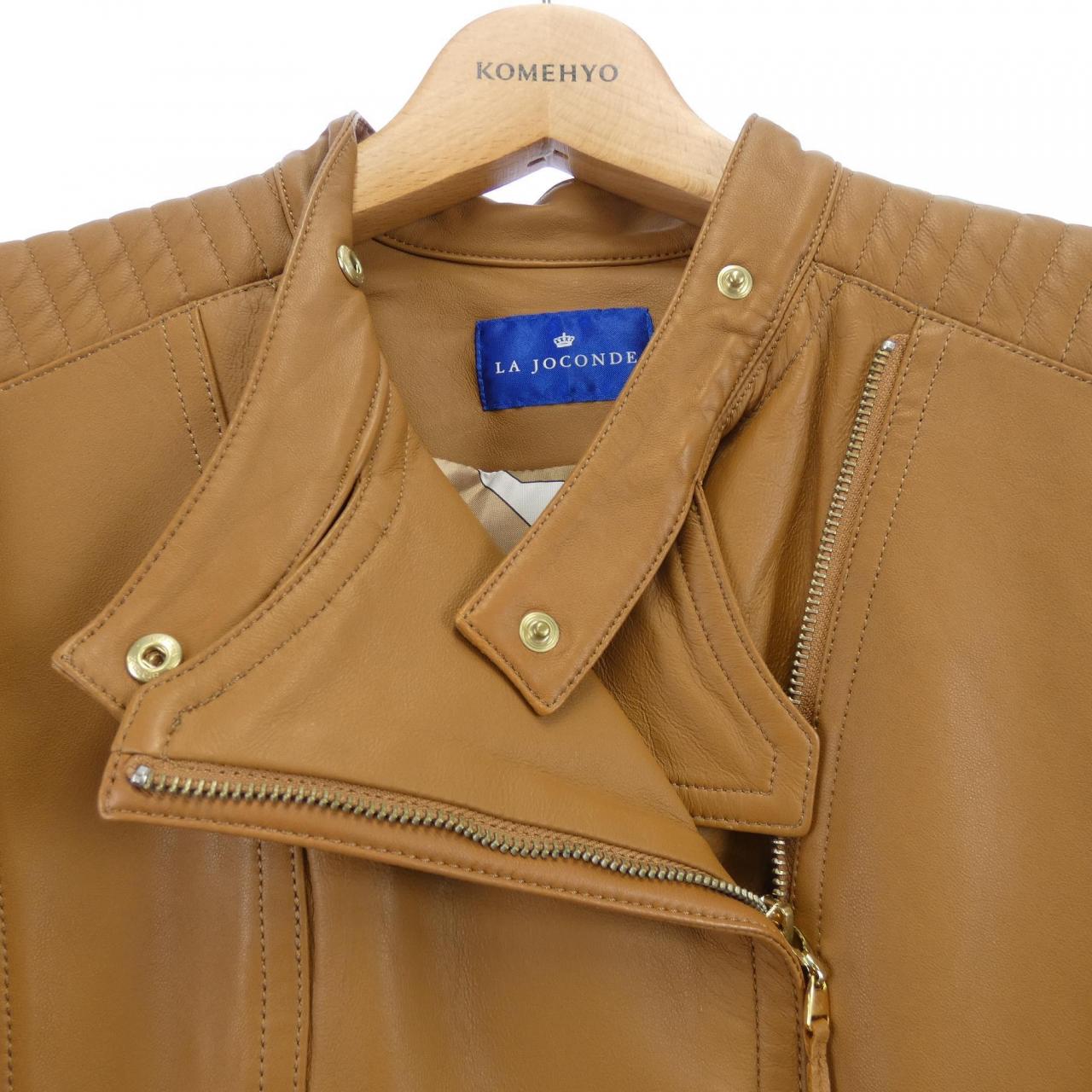 ラ　ジョコンダ LA JOCONDE レザーライダースジャケット