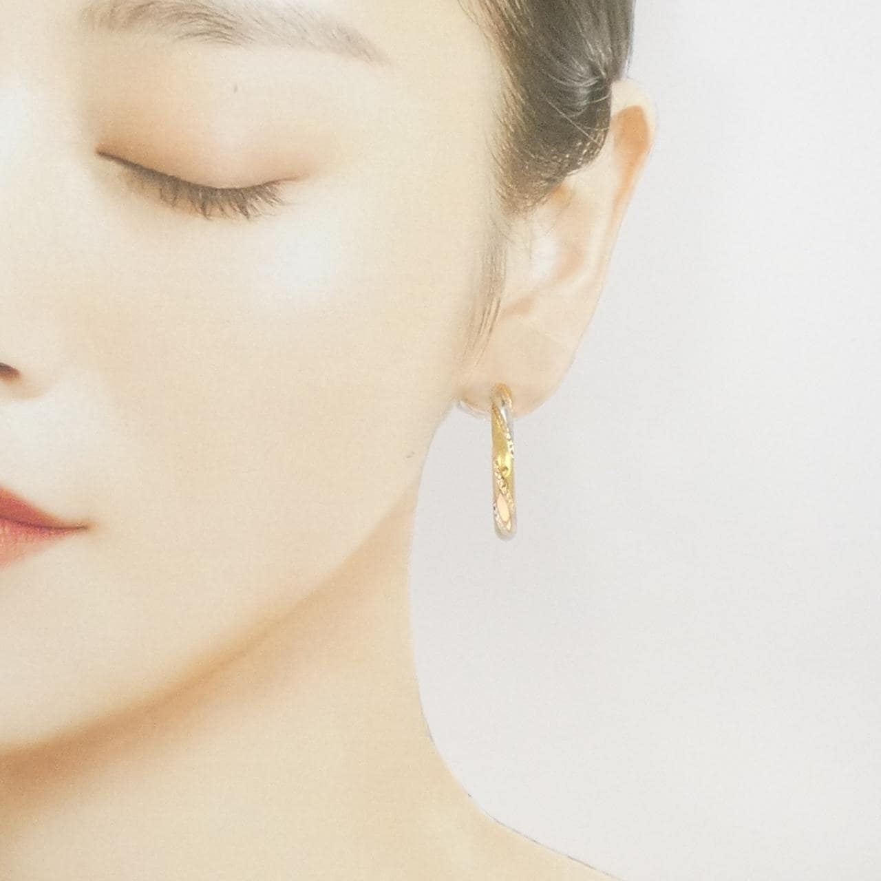 750スリーカラー ピアス