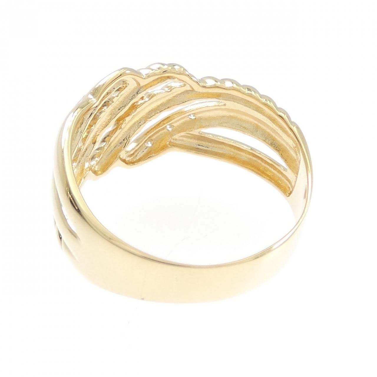 K18YG ダイヤモンド リング 0.09CT