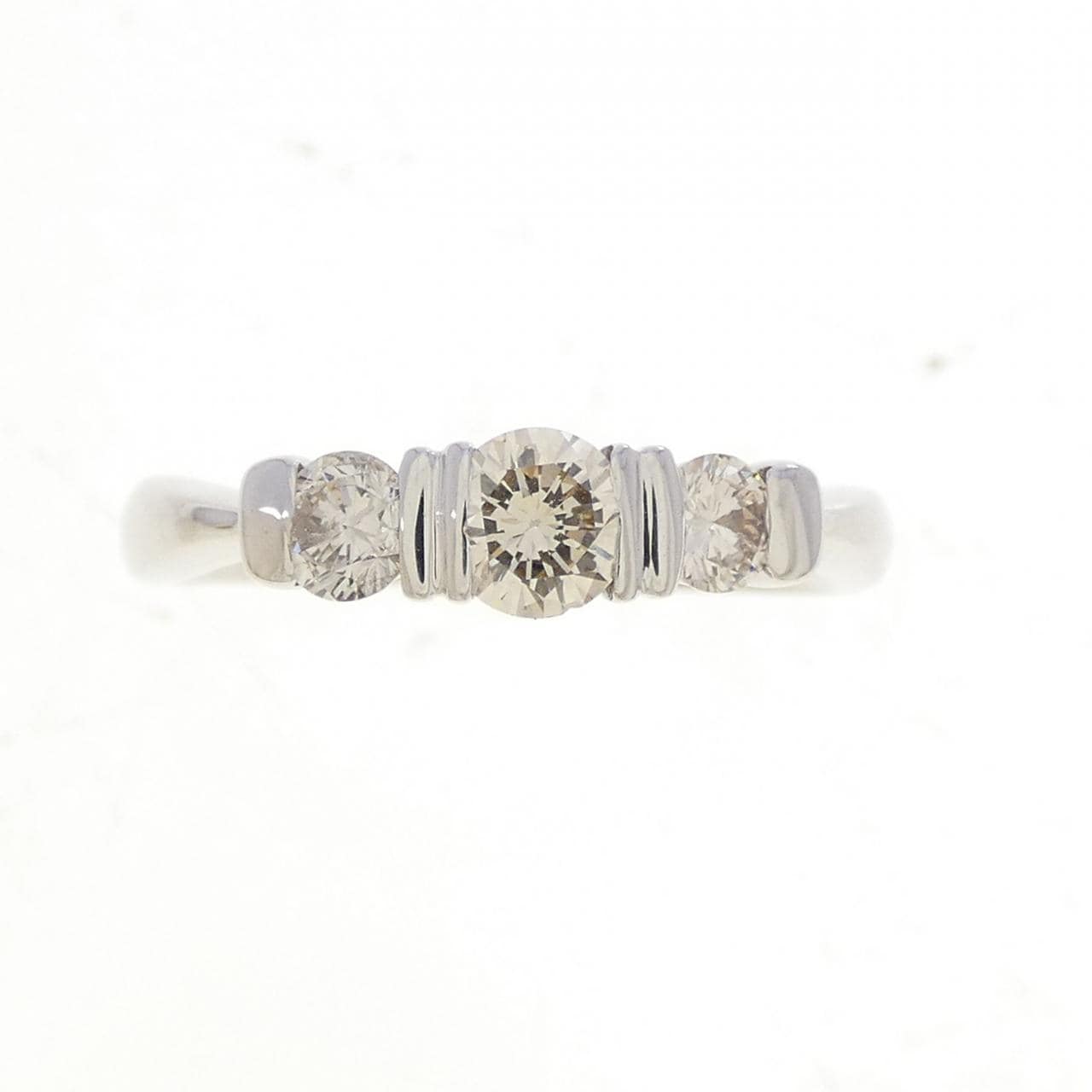 K18WG ダイヤモンド リング 0.52CT