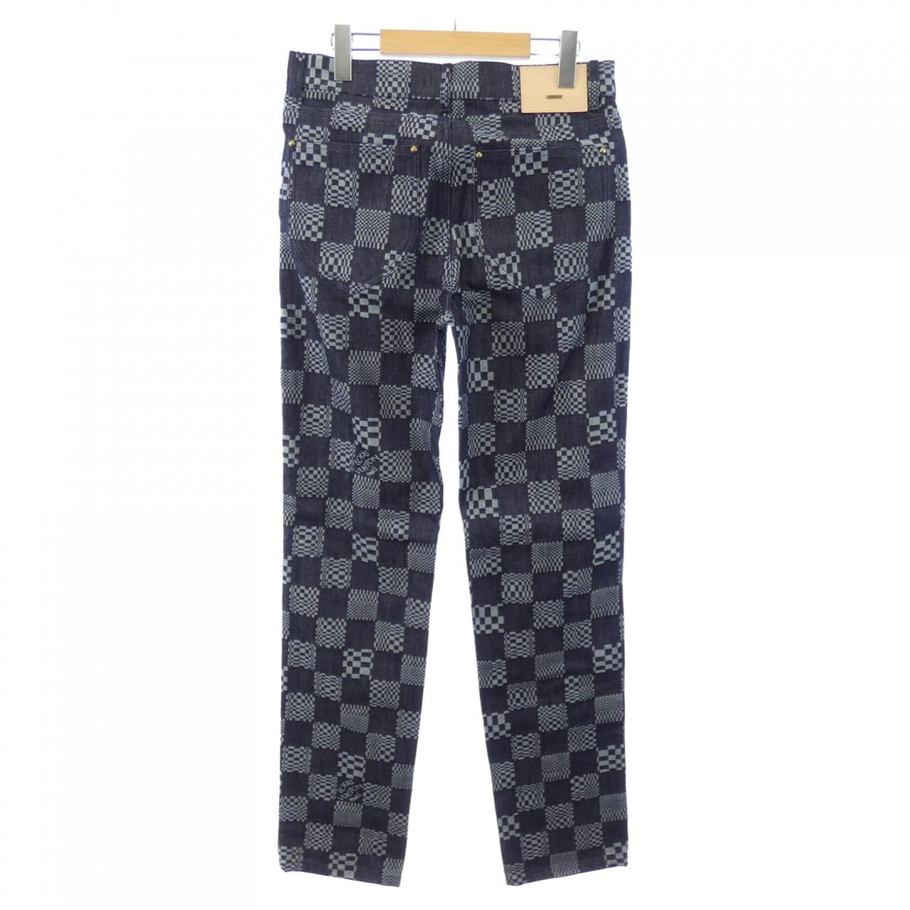 ルイヴィトン LOUIS VUITTON ディストーテッドダミエデニム HLD50WEW2 ジーンズ