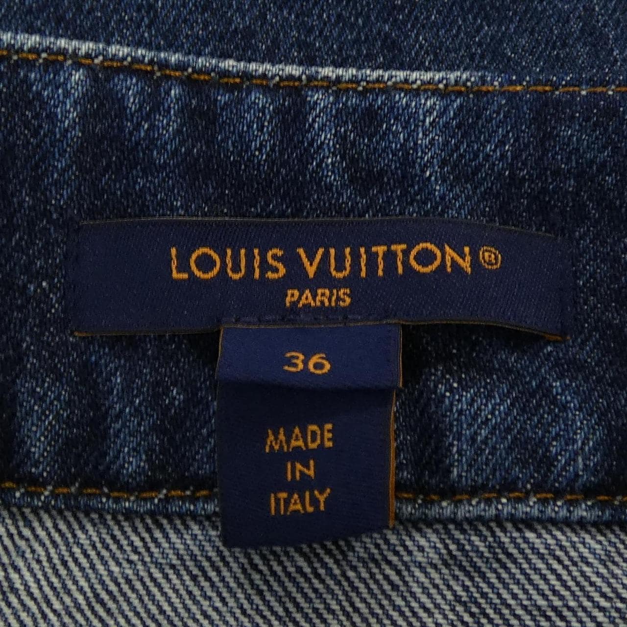 ルイヴィトン LOUIS VUITTON モノグラム アクセント ロウデニム FUSK98GOW スカート